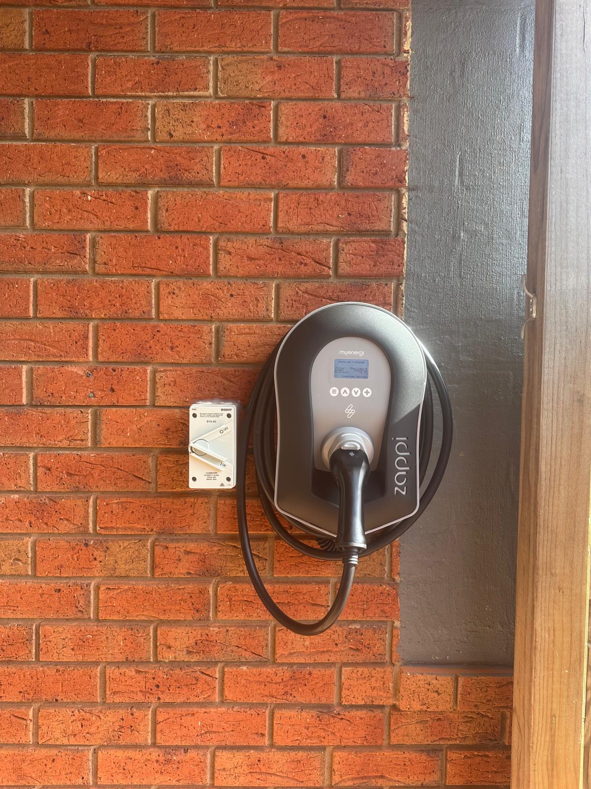 EV charger installation